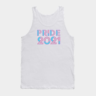 LGTBQ Pride Month Tee - 2021 - Trans Flag Colors Tank Top